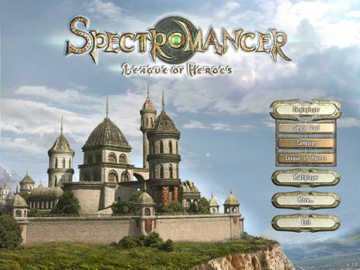 Spectromancer Title Screen